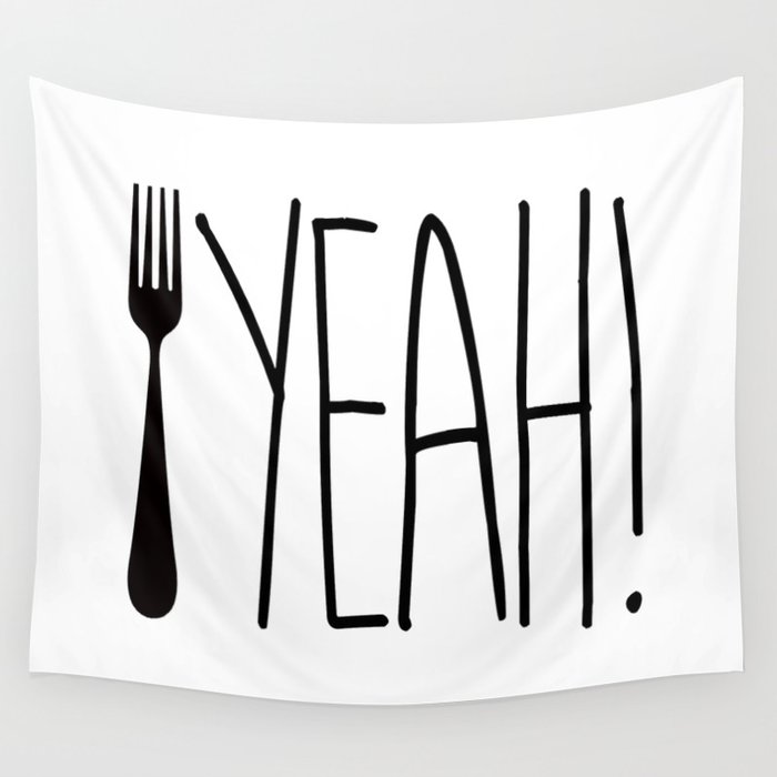 Fork Yeah! Wall Tapestry