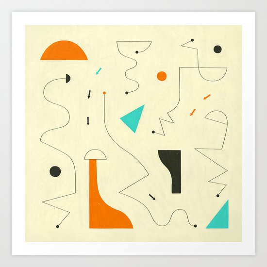 Gibberish Art Print