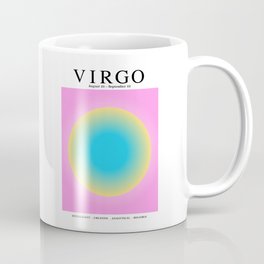 Virgo - Astrology Zodiac Aura Gradien Coffee Mug