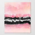Soft Blue Gradient Cubes Canvas Print By Elisabeth