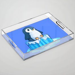 Penguin on Ice Acrylic Tray