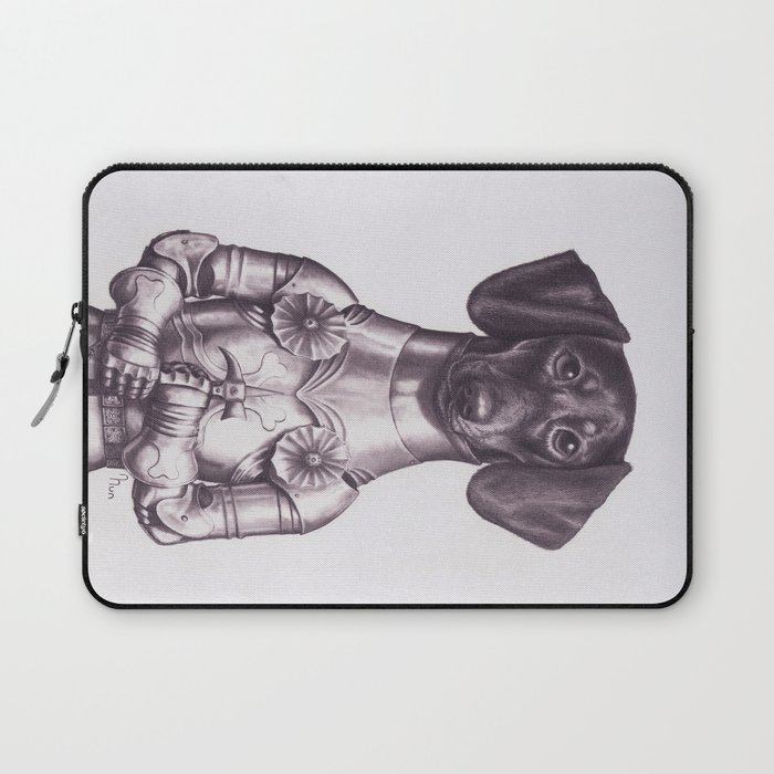 Dachshund Knight Laptop Sleeve