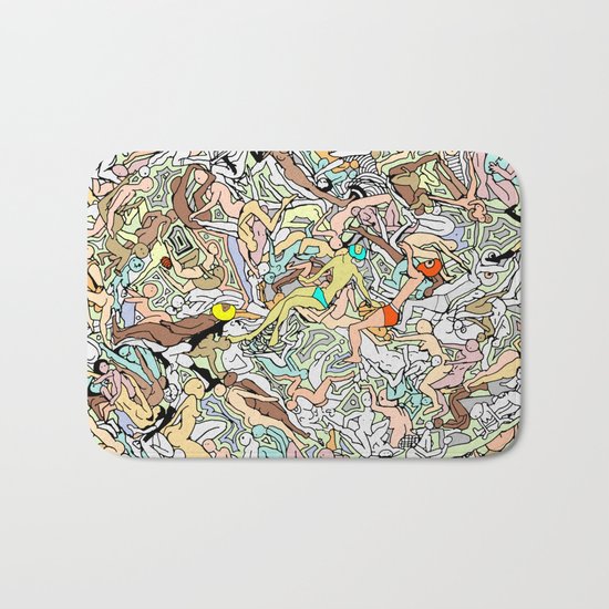 Martians Landing Bath Mat
