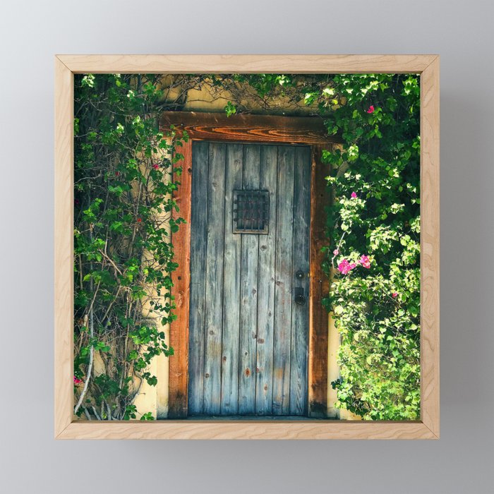 Door To Magical Fairytale Cottage Framed Mini Art Print