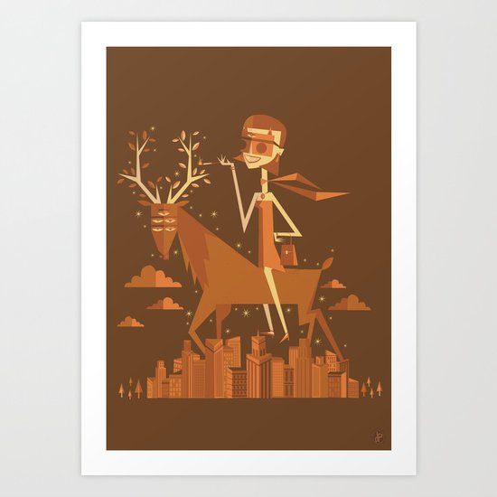 Summon the beast Art Print