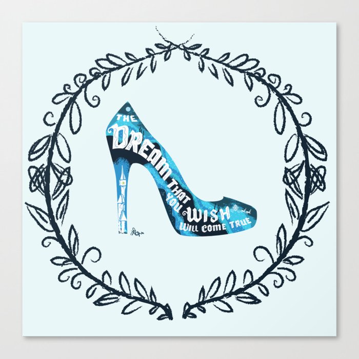Cinderella' slipper Canvas Print