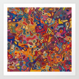 Colorful Abstract  Art Print