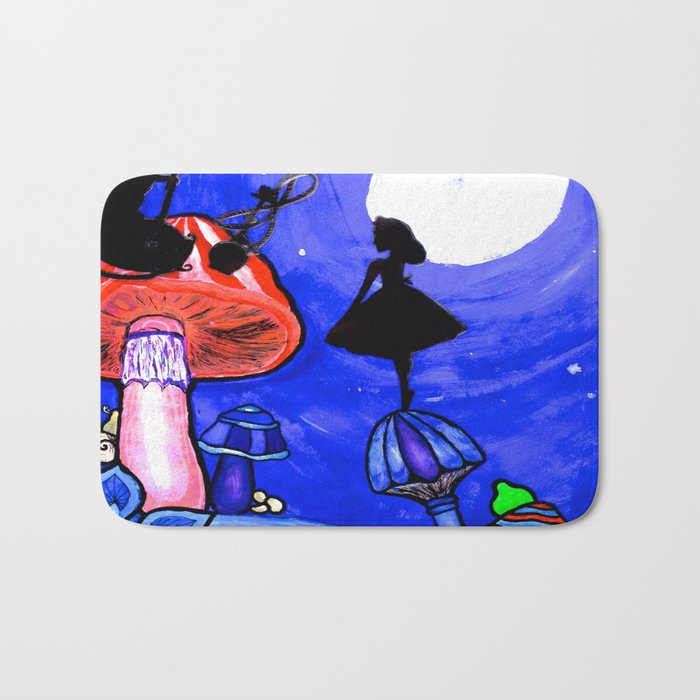 Trippy Original Alice In Wonderland By The Moon Mushroom Mixed