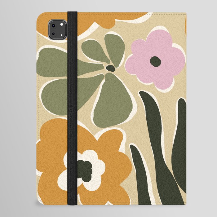 RETRO floral garden  iPad Folio Case