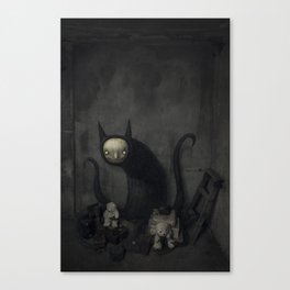 Cat monster Canvas Print
