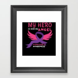 Hero Angel Alzheimer Alzheimer's Awareness Framed Art Print