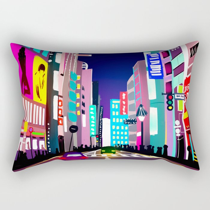 渋谷 Rectangular Pillow