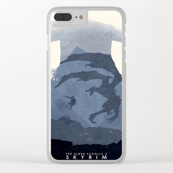 Skyrim (II) Clear iPhone Case