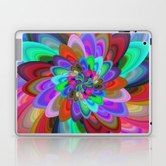 Crazy flower Laptop & iPad Skin
