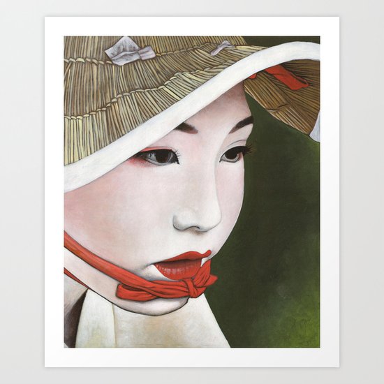 Geisha Art Print