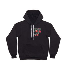 red pomegranate watercolor Hoody