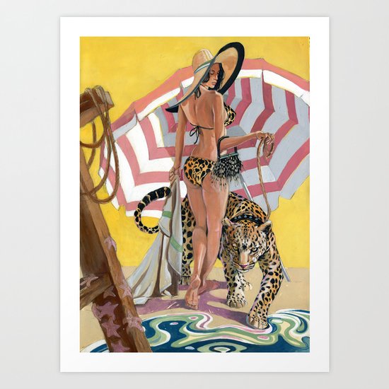 Summer Beauty Art Print