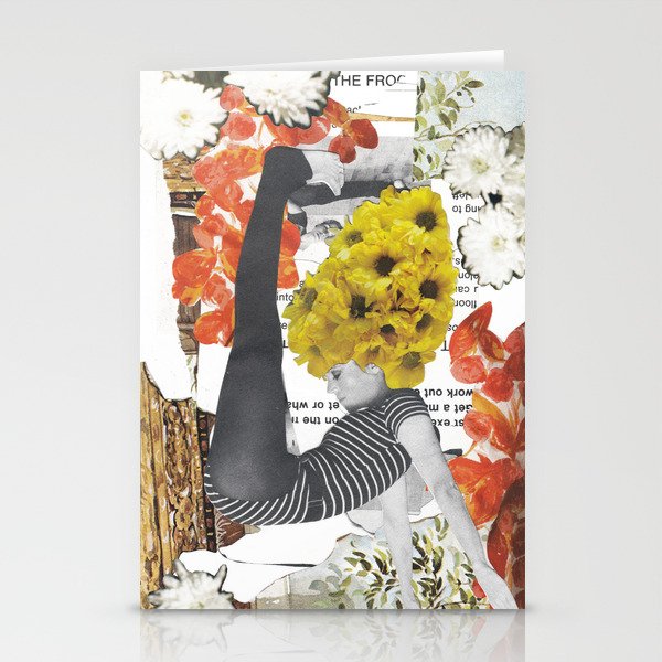 Fonda Flower Collage Stationery Cards