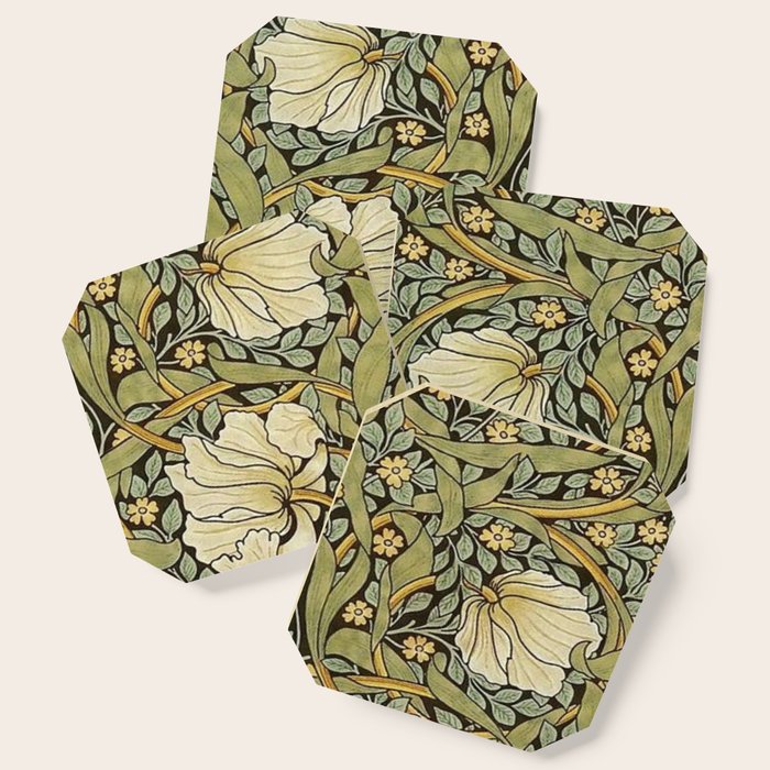 William Morris Pimpernel Restored Pattern Coaster by vintagereserve
