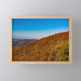 Autumn In The Blue Ridge Mountains Framed Mini Art Print