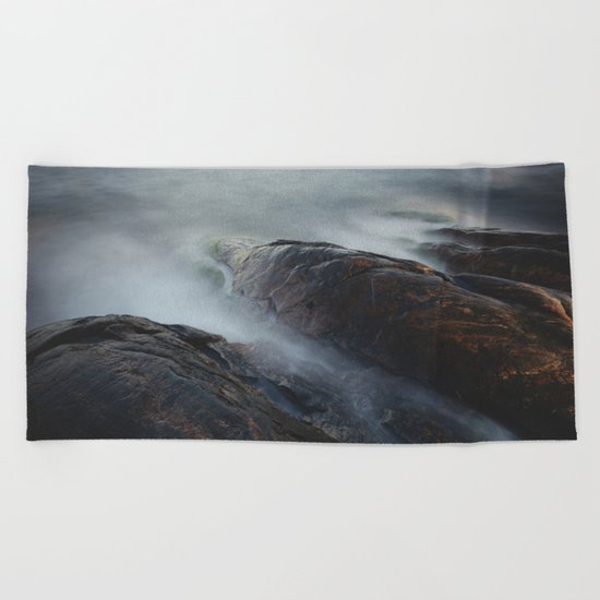 Creatures of the sea Beach Towel