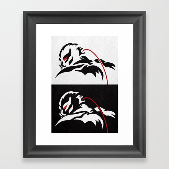 The Reckoning B/W Framed Art Print