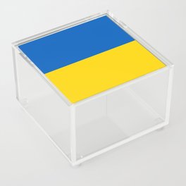 Ukrainian flag of Ukraine on all products  Acrylic Box