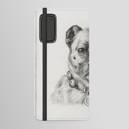 Dog Head With A Collar Android Wallet Case
