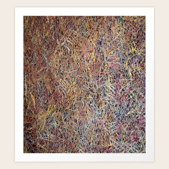 GOLDEN STRANDS Art Print