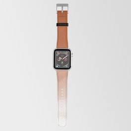 Burnt Orange Watercolor Ombre (burnt orange/white) Apple Watch Band