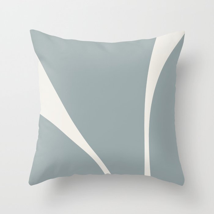Minimalist Plant Abstract XII Throw Pillow