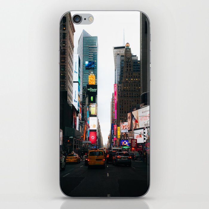 Times Square vibe (New York City) iPhone Skin