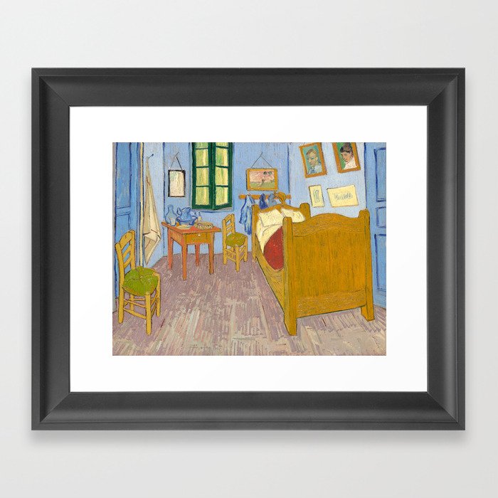 Van Gogh - Bedroom in Arles - Painting Framed Art Print