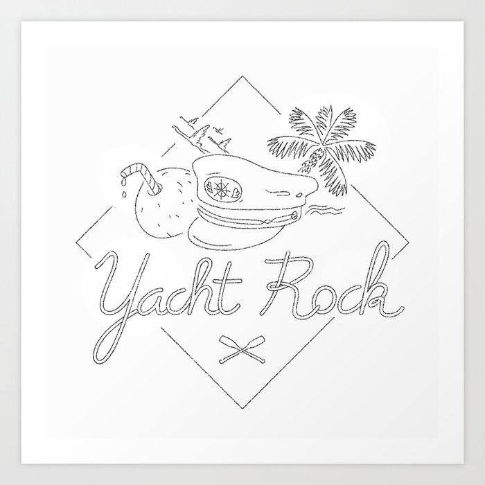 Yacht Rock Art Print