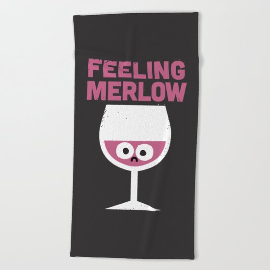 Glass Half Empty Beach Towel