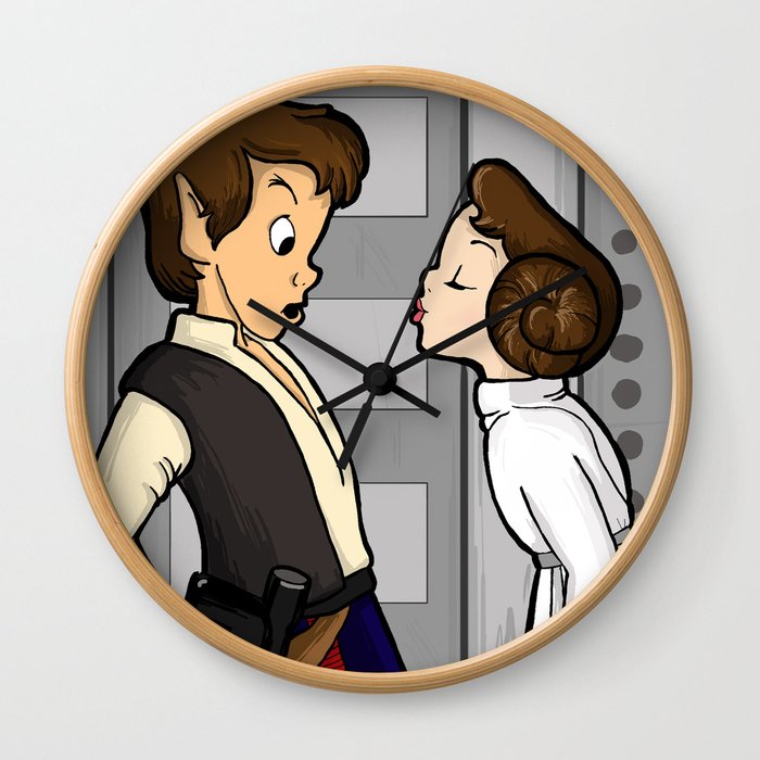 To Give A Scoundrel A Kiss Wall Clock