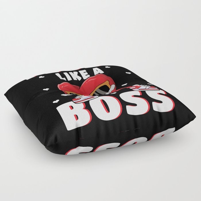 Floss Boss Dab Dabbing Hearts Day Valentines Day Floor Pillow