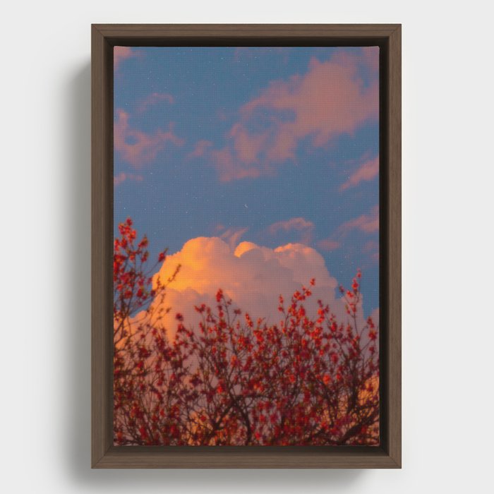 does this mean everything is going to be alright? Framed Canvas