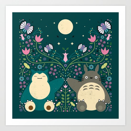 Forest Friends Art Print