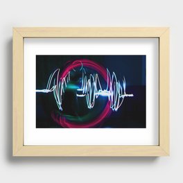 Sound Waves Recessed Framed Print