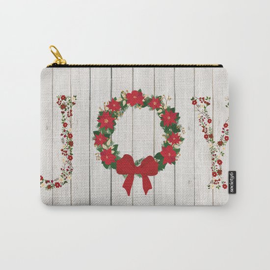 Joy Wreath #2 Carry-All Pouch