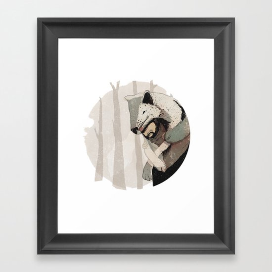 Big Beast Framed Art Print