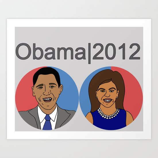 Obama, 2012 Art Print