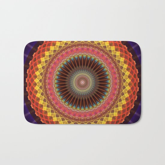 The mandala of Energy Bath Mat