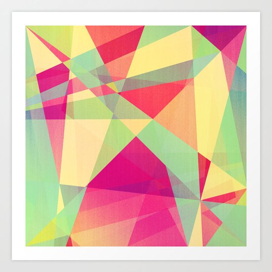 Summer Abstract Art Print