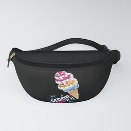 There It Is Scoop Ice And Cream Dessert Fanny Pack
