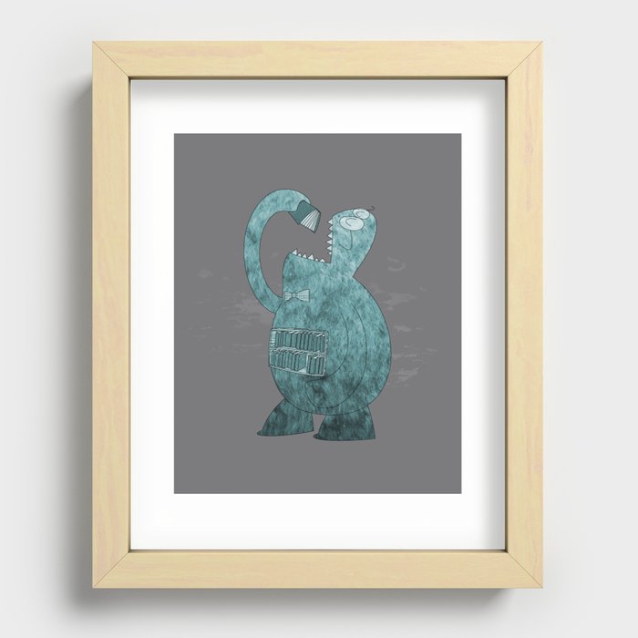 The Librarian Recessed Framed Print