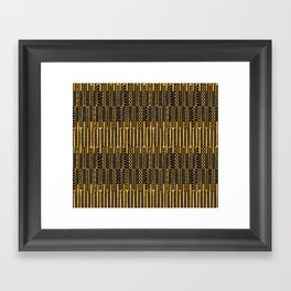 Ohe Kapala (Tapa Making Tool) Framed Art Print