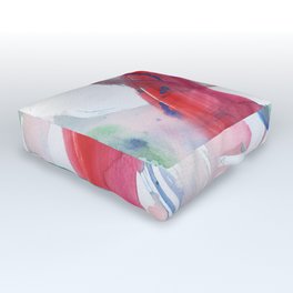 abstract candyclouds N.o 8 Outdoor Floor Cushion