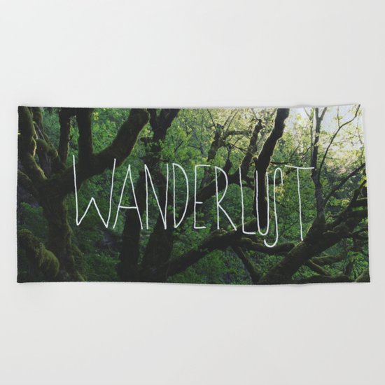 Wanderlust Beach Towel
